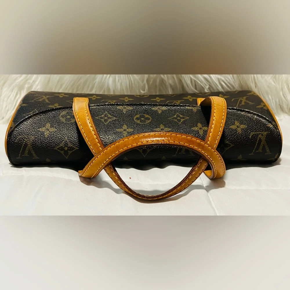 Louis Vuitton Monogram Cylinder Bag in Brown and Tan - Picture 10 of 12